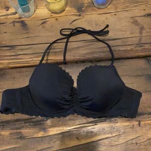 Victoria’s Secret black bikini top 34b